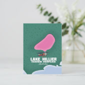 Postale Carte australienne du lac Hillier. (Debout devant)