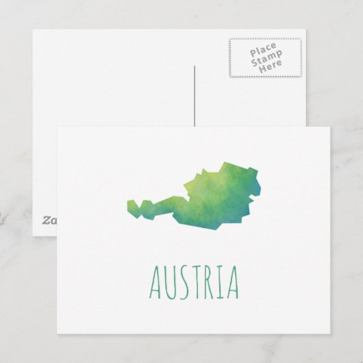 Postale Carte Autriche (Devant / Derrière)