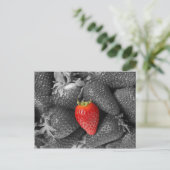 Postale Carte aux fraises rouges (Debout devant)