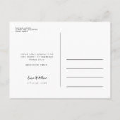 Postale Carte avec photo Bonne année (Dos)