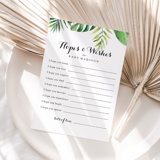 Postale Carte Baby shower de destination