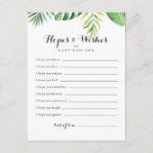 Postale Carte Baby shower de destination (Devant)