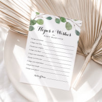Carte Baby shower de Foliage Vert