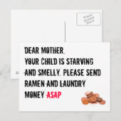 Postale Carte bancaire (Devant / Derrière)