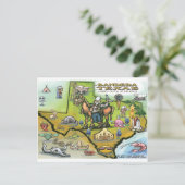 Postale Carte Bandera TEXAS (Debout devant)