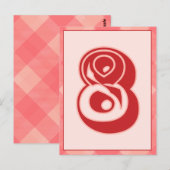 Postale Carte Bannière de type "8" (Devant / Derrière)