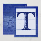 Postale Carte Bannière de type "T" (Devant / Derrière)