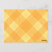 Postale Carte Bannière de typographie "A" (Dos)