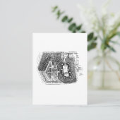 Postale Carte Bastille de 1798 (Debout devant)