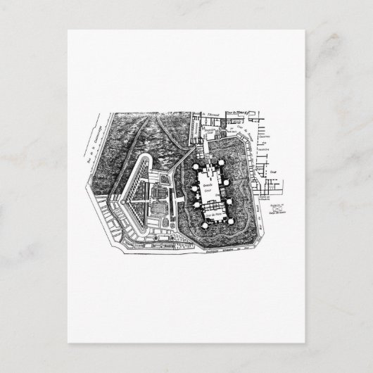 Postale Carte Bastille de 1798 (Devant)