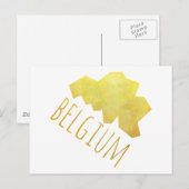 Postale Carte Belgique (Devant / Derrière)
