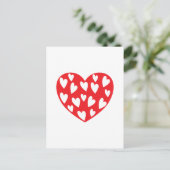 Postale Carte Big Red Heart (Debout devant)
