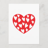 Postale Carte Big Red Heart (Devant)