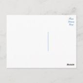 Postale Carte blanche (Dos)