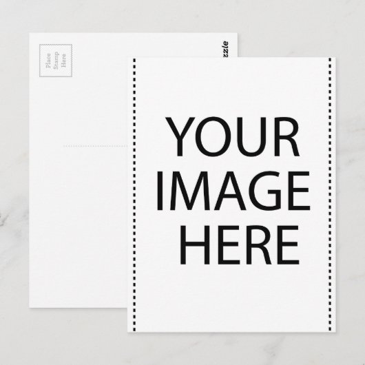 Postale Carte blanche Nature (Devant / Derrière)