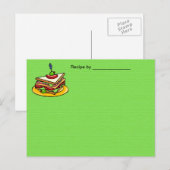 Postale Carte blanche Recette sandwich (Devant / Derrière)