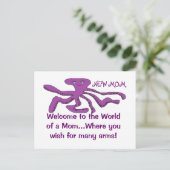 Postale Carte bleue (Debout devant)