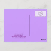 Postale Carte bleue (Dos)