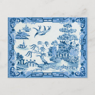 Postale Carte bleue Willow