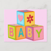 Postale Carte Blocs de construction (Devant)