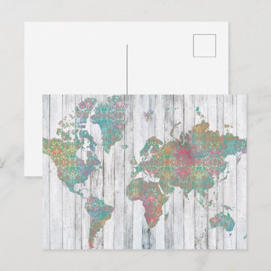 Postale Carte Boho II (Devant / Derrière)