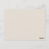 Postale Carte Boho Script Baby shower Conseils (Dos)