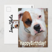 Postale Carte Boop Anniversaire (Devant / Derrière)