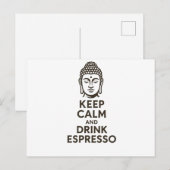 Postale Carte Bouddha (Devant / Derrière)
