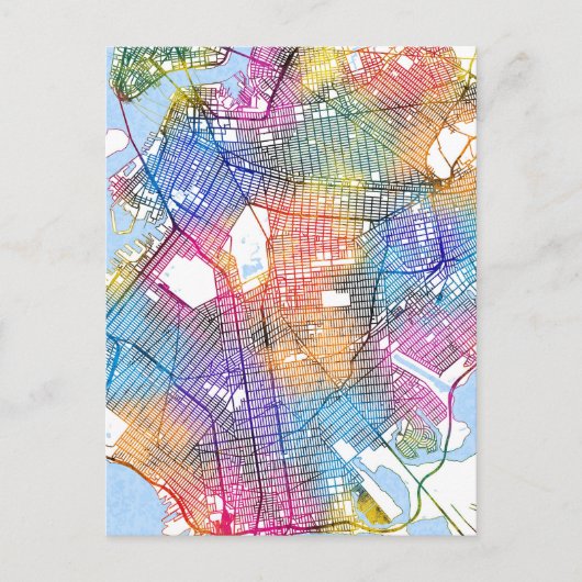 Postale Carte Brooklyn New York (Devant)