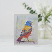 Postale Carte Bunting Peint (Debout devant)