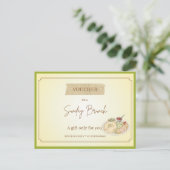 Postale Carte cadeau 'Brunch dominical' drôle (Debout devant)