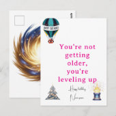 Postale Carte cadeau d'anniversaire Idée cadeau unique et  (Devant / Derrière)