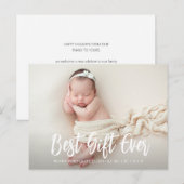 Postale Carte cadeau de Noël (Devant / Derrière)