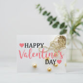 Postale Carte cadeau Heureuse Sainte-Valentin (Debout devant)