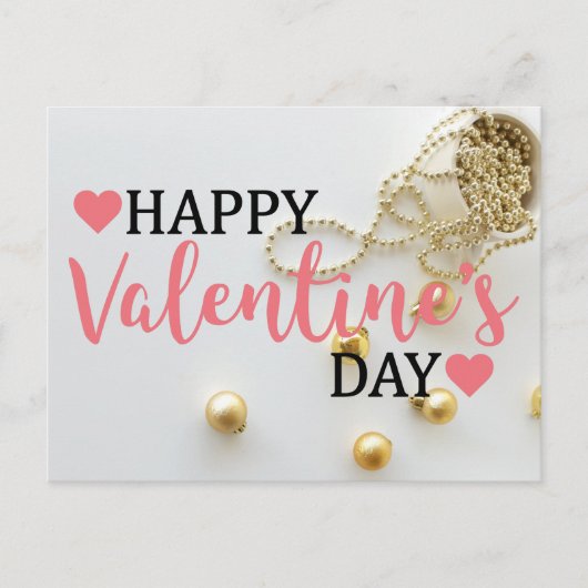 Postale Carte cadeau Heureuse Sainte-Valentin (Devant)