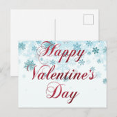 Postale Carte cadeau Heureuse Sainte-Valentin 2024 (Devant / Derrière)