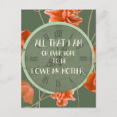 Postale Carte cadeau Merci Mom (Devant)