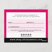 Postale Carte cadeau Viva Modern Magenta (Dos)