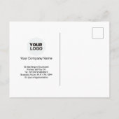 Postale Carte Calendrier 2025 : Début du dimanche, noir et (Dos)