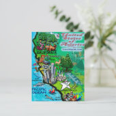 Postale Carte California USA (Debout devant)