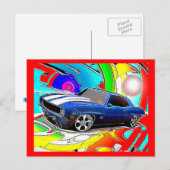 Postale Carte Camaro Post (Devant / Derrière)