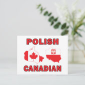 Postale Carte canadienne polonaise (Debout devant)