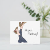 Postale Carte - Carte d'anniversaire - Joyeux anniversaire (Debout devant)