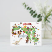 Postale Carte Cartographique du Maryland (Debout devant)