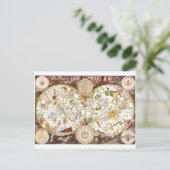 Postale Carte céleste du 17ème siècle (Debout devant)