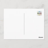 Postale Carte chat (Dos)