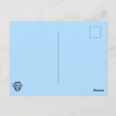 Postale CARTE CHAT DE NEIGE NOËL Merci/Bienvenue/INVITATIO (Dos)