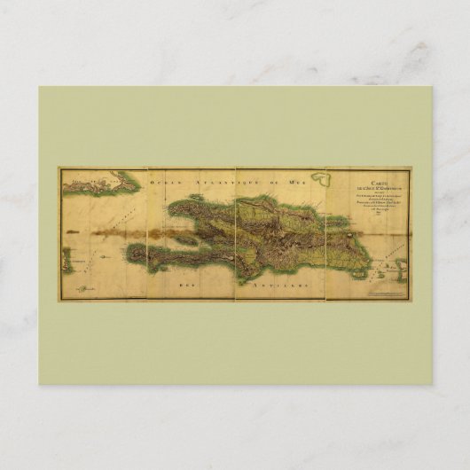 Postale Carte classique 1805 Antiquaire d'Hispaniola (Devant)