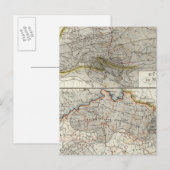 Postale Carte climatique de l'Europe (Devant / Derrière)