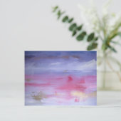 Postale Carte Cloud rose (Debout devant)